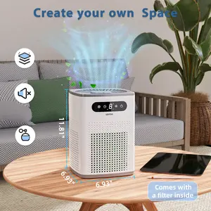 Loytio HEPA Air Purifiers for Small Room/Bedroom/Pets,with Fragrance Sponge for Essential Oil,Sleep,Smoke,Allergies,Pet Dander,Odor,Dust,Portable,with Filter inside