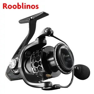 Rooblinos GTA Precision Carved Line Spool Fishing Reel, Stainless Steel Waterproof Outdoor Fishing Reel, Fishing Accessories