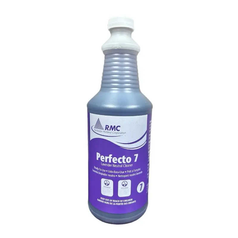 Perfecto 7 All Purpose Neutral Cleaner 32 oz Liquid Non Toxic Formula with Lavender Scent Made in USA for Home Office Cleaning