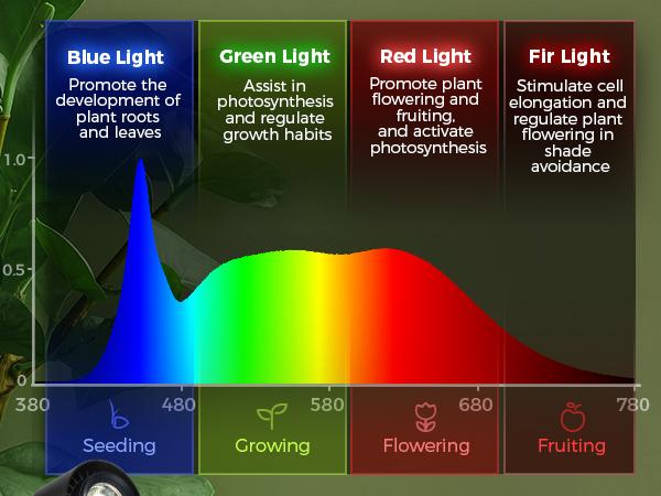 Barrina TR40c Track Grow Light System for Indoor Plants, 3 x 40W Heads, 5000K Full Spectrum Ceiling Grow Spotlight with 15°-60° Adjustable Beam Angle for Greenhouse with Timer, Black H-Type Rail