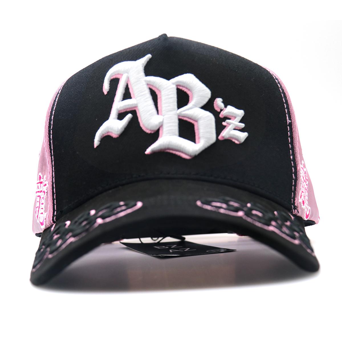 Pink & Black Dragon Embroidery Flat-Brim Cap — Oriental-Style Hip-Hop Baseball Cap: An Essential, Trendy Streetwear Accessory