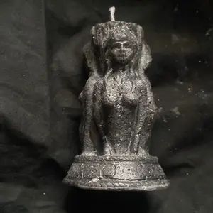 Hecate Triple Faced Candle - Decorative Candle with Unique Design and Textured Finish - Ornaments