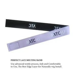 Free Gift Matchu Hair Elastic Head Bands for Human Hair Wig Edge, Lace Melting Edge Wrap to Lay Edges