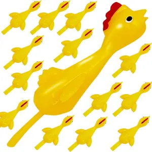 50 PCS Flying Chicken Slingshot, Valentines Party Favors Toys for Kids, Flicking Rubber Chickens Finger Toys for Birthday Party Activity Gift, Classroom Prizes, Goodie Bag Stuffer