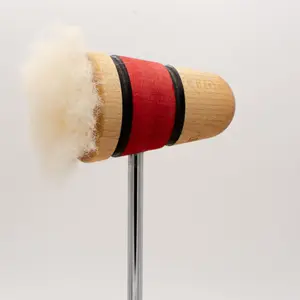Puff Daddy Beater, Natural/Red/Natural with Black Stripes