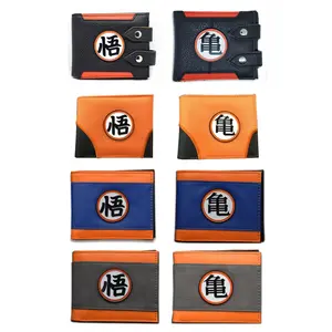 Dragon Ball Z Kanji Logo Bifold Wallet 8 Styles Anime PU Leather Short Storage Bag Perfect Christmas Thanksgiving Gift for Boyfriend Fans Chic