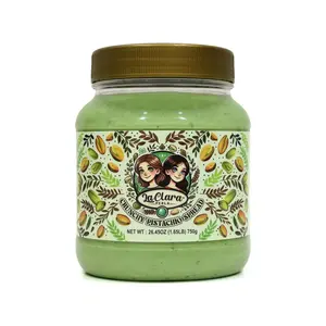 La Clara Perla Crunchy Pistachio Spread, Spreadable Cream (For Dubai Chocolate)- 26.46 oz (750g)