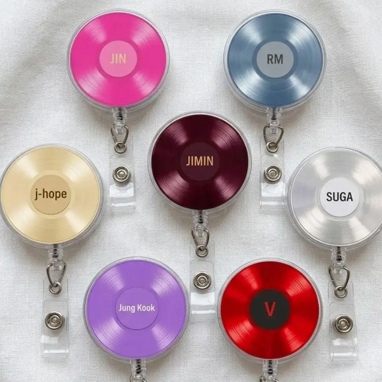 Arirang Tour Cities Badge Reel, Kpop ID Holder For Fan Girls, Cute Acrylic ID Tag Clip, Gift For Her, Badge Holder For Friends, 2026 Concert Gift