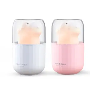 USB Mini Desktop Ultrasonic Cool Mist Humidifier, 7-Color LED Mist & Light, <28dB Quiet, Lightweight, 4-8 Hours Runtime, USB-Powered, for Bedroom, Home Office, Baby Nursery Sleep Aid, Ideal for Friends and Family