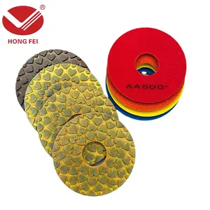 15cm Heart-Shaped Metal Grinding Disc, Ideal for Marble, Granite, Concrete Floor Polishing, Water Grinding Renovation, Stone Polishing Tools