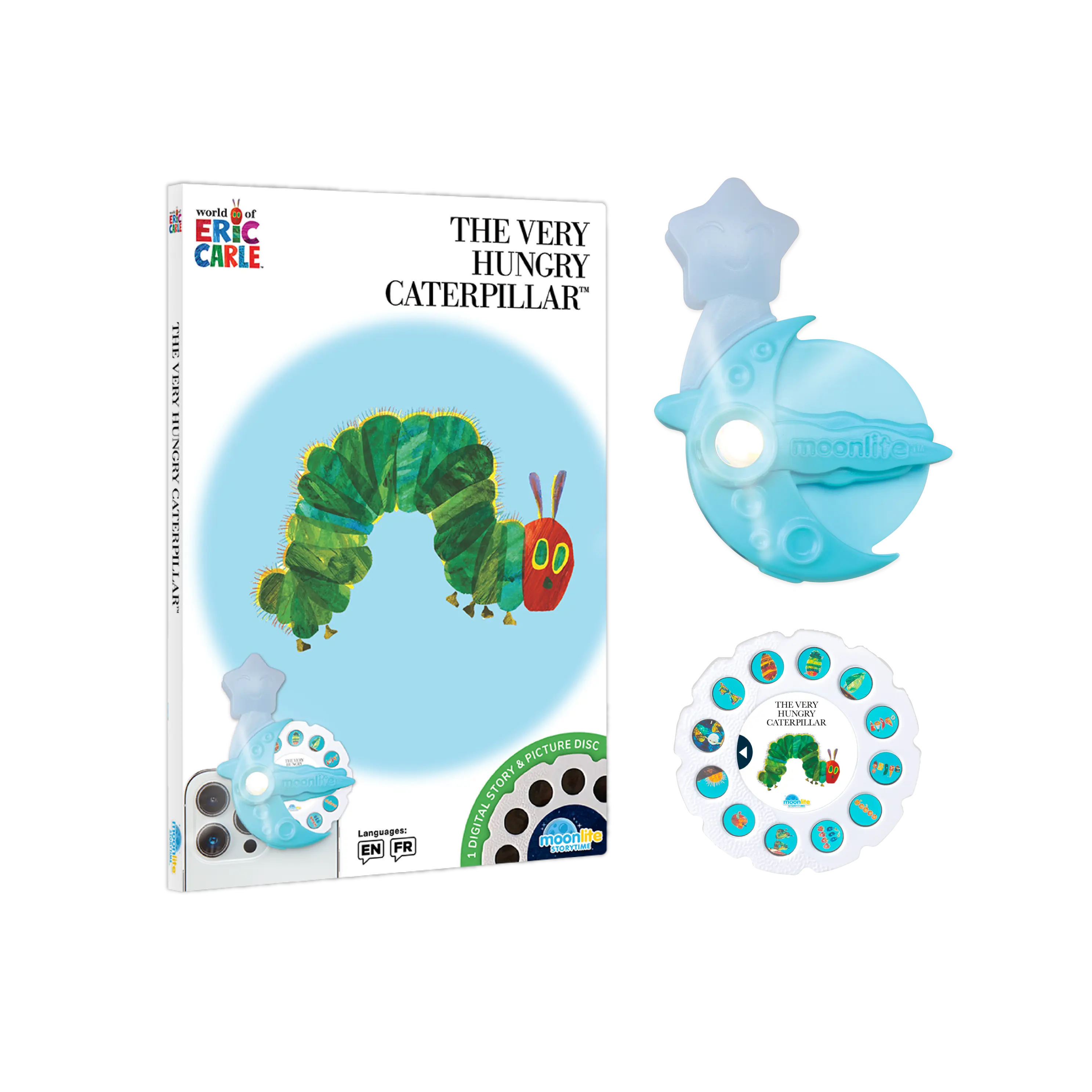 World of Eric Carle The Very Hungry Caterpillar 1-Story Starter Pack with Projector, for Interactive Play, Storytelling & Early Learning