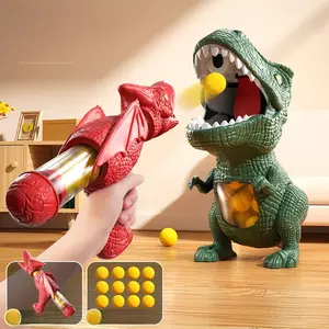 Target Dinosaur Kids Shooting Airsoft Soft Bullet Gun, Dinosaur Model Toy Gun, Boy Battle Game Gun, Birthday Christmas New Year Gift