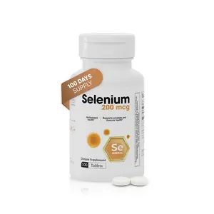 Selenium 200 mcg (From Yeast) – 100 Tablets