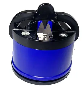 Upgrade Knife Sharpener, Easy and Safe to Sharpen Kitchen and Chef Knives, Suction Tungsten Sharpening Tool