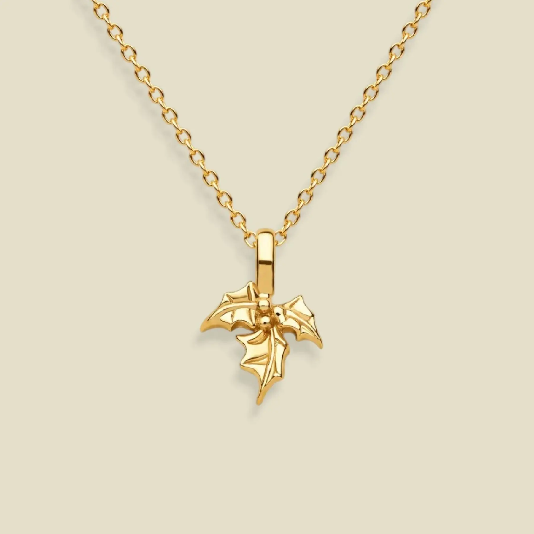December Birth Flower Charm Necklace