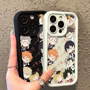 Anime Movie Haikyu Phone Case for IPhone 17 17Air 16 15 14 13 12 11 Pro Max Mini XS X Plus Soft TPU Back Cover Smartphone Cellphone Protector Casing