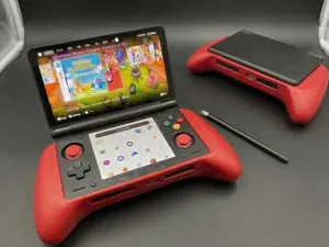 AYN Thor Handheld Grip, 3D-Printed Ergonomic Console Accessory with Free Color-Matched Trigger Cap Upgrades, for Gaming Device Accessories