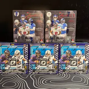 Break 454 5 Box Break - 2x 2025 Topps Signature Football Megas + 3x Optic Football Megas PYT Break