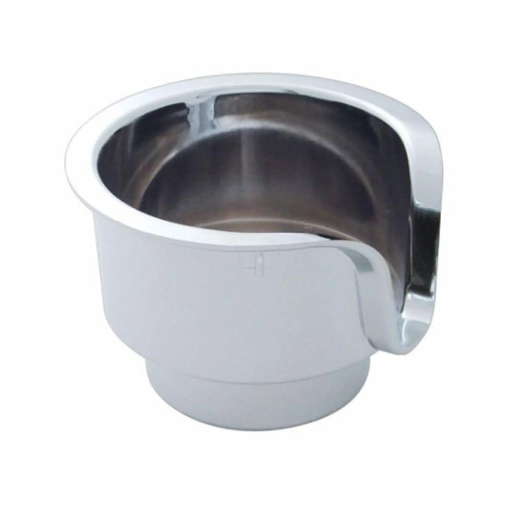 United Pacific Chrome Cup Holder Insert - Car Interior Organizers, Durable Auto Accessory, Vehicle Organizer for Kenworth, Peterbilt, Triple Chrome Plated, No Tools, Screws, or Adhesive Required