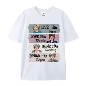 Unisex The Golden Girls Graphic T-Shirt, Retro 80s TV Show Inspired Tee, Classic Character Quote Printed Top, Casual Daily Wear Perfect For Fans Collection And Gifting