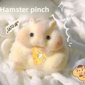 Cute hamster-shaped squishy toy, high-quality sensory toy