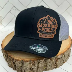 Morning W**d Funny SnapBack Trucker Hat with Adjustable Fit, High-Quality Materials, Durable Design