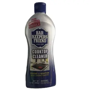 Bar Keepers Friend Cooktop Cleaner for Radiant & Induction Glass-Ceramic Cooktops Improved Formula 13 oz