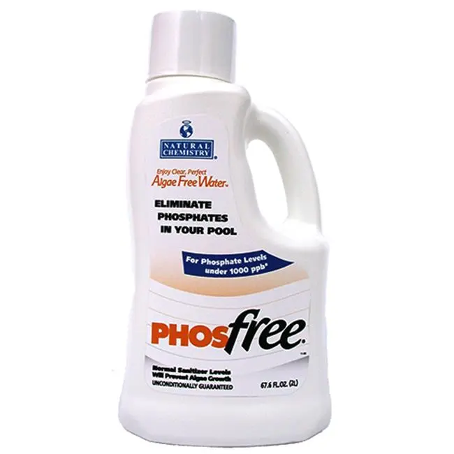 Natural Chemistry Non-Toxic Swimming Pool Cleaner - 2L Phosphate-Free Algaecide for Family-Safe Water Feature Maintenance (Pools, Hot Tubs), Pool Algaecide