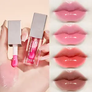 Lightweight Lip Oil Jelly, Moisturizing & Anti-Wrinkle, Enhances Natural Glow, Perfect for Daily Commute & Dates, Non-Sticky Formula