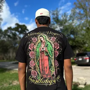Gold Virgin Mary T-shirt