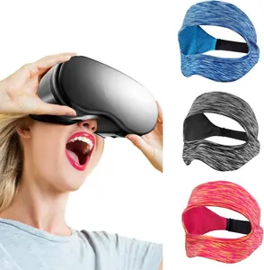 VR Eye Mask, Adjustable Breathable VR Sweat Band for Meta/Oculus Quest 2/3/3S/Pro, HTC Vive, PS, Gear, VR Workouts (3PCS)