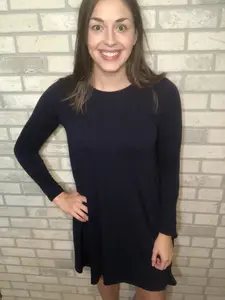 Long Sleeve Dress *Curvy*
