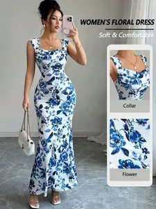 Sleeveless Long Dress - Elegant Summer Vacation Essential for Ladies