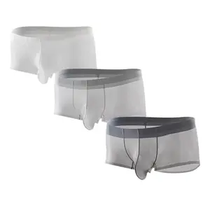 Men's Ultra-Thin Cooling Briefs Lightweight Microfiber Underwear Breathable No-Show Design Summer Comfort Birthday Gift