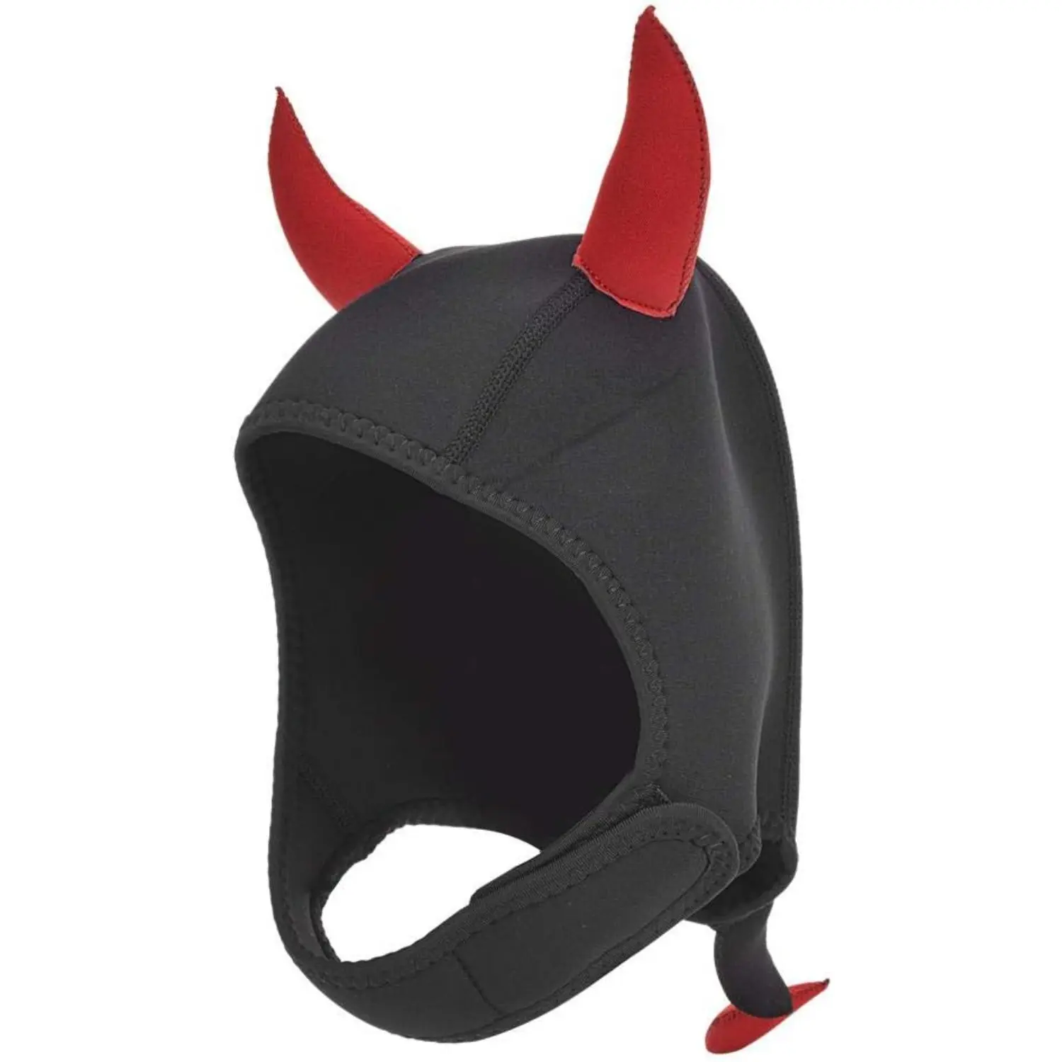 3mm Neoprene Diving Hoods - Devil Horns Design, Anti-Tangle Hair Protection, Thermal Warmth, Professional Underwater Diving Hood for Scuba & Underwater Photography, Underwater Diving Hoods