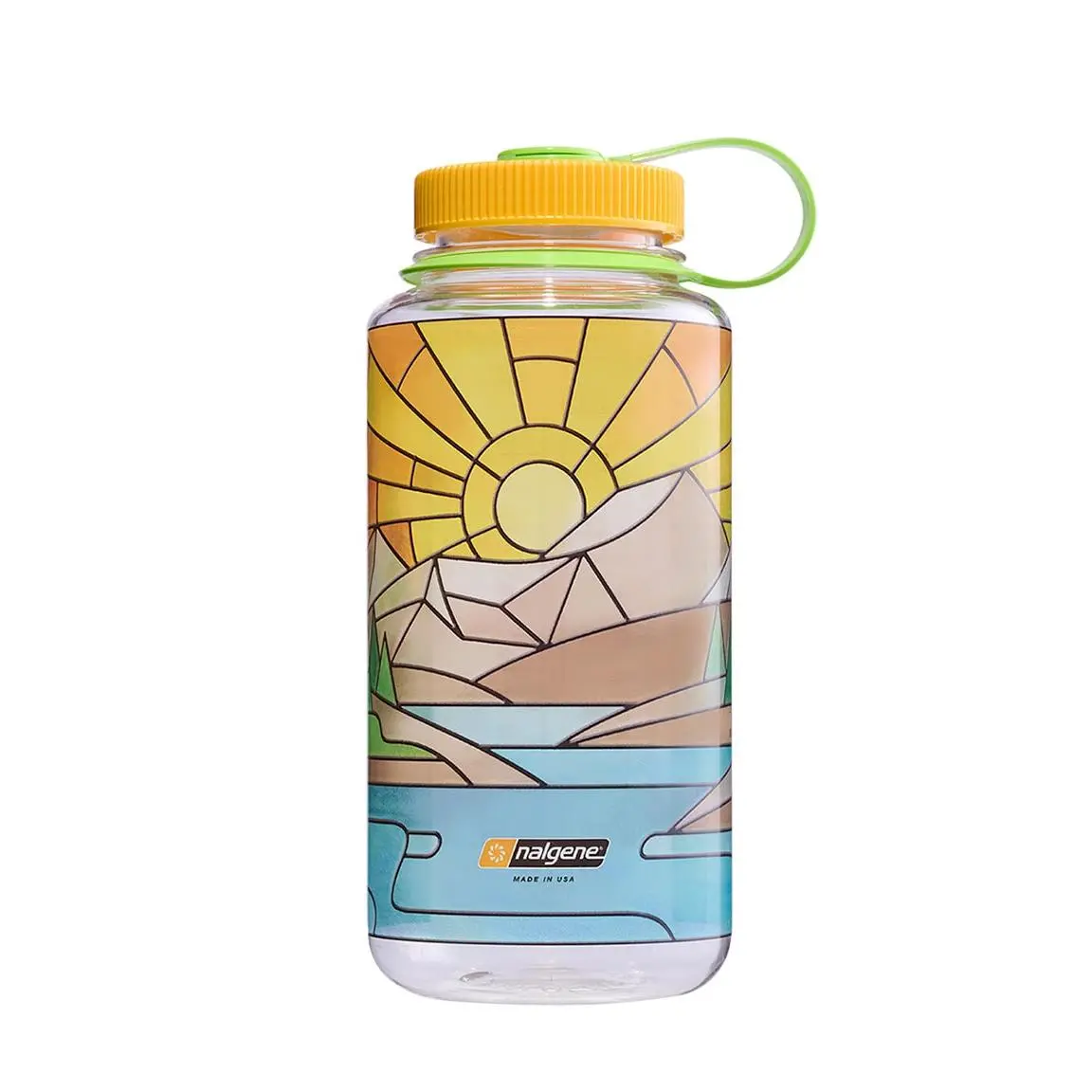 32oz Wide Mouth Stained Glass Print Bottles 32oz Wide Mouth Stained Glass Print Bottles