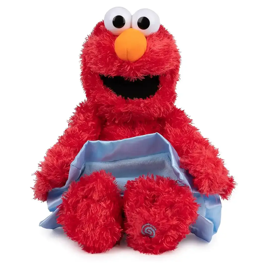 GUND Sesame Street Peek-a-Boo Elmo Muppet 15" Tall Stuffed Toy, 15 Inches Plush, aa, 13 Phrases, Suitable for 18 Months+ Kids