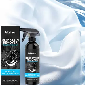 Clothing Stain Cleaner, Multi-Fabric Suitable Household Daily Wash Surface Oil Grease Dirt Remover, Effective Fabric Care Solution, All Purpose Cleaner