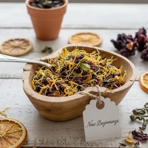 New Beginnings Caffeine Free Tea Blend for Smooth Starts Beverage Natural