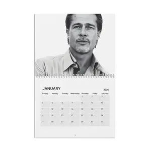 Brad Pitt 2026 Calendar | Photo Wall Calendar 2026 | Brad Pitt Fan Gift | Gift For Daughter | Secret Santa | Christmas Gift Exchange