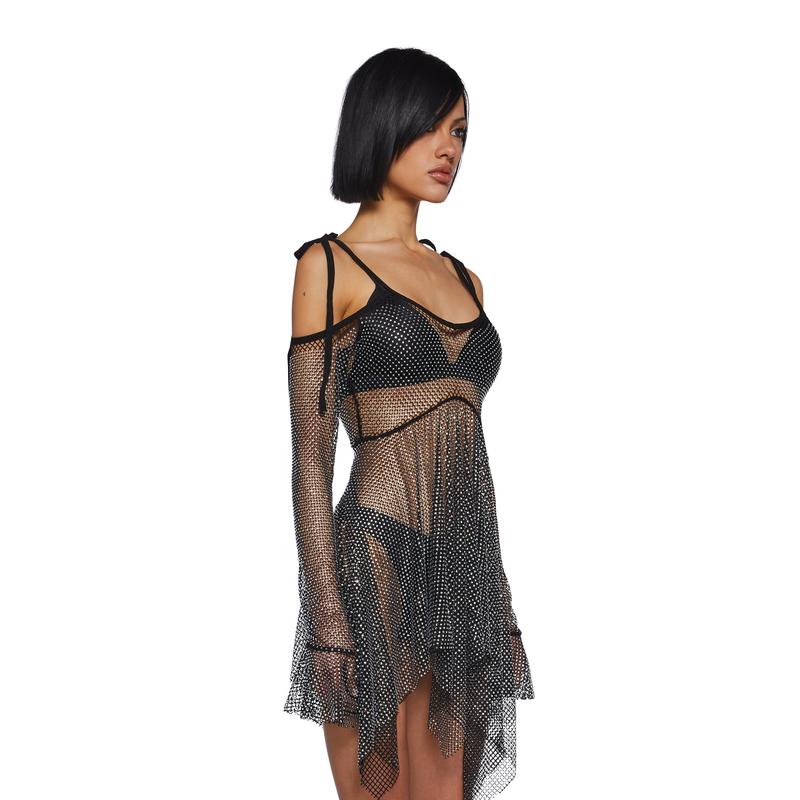 F Is For Fairies Handkerchief Dress - Rhinestone