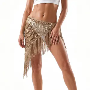 Women's Crochet Cover-ups Skirt Triangle Shawl Mermaid Skirt Hollow Out Tassel Hip Scarf Swimwear Beach Fishnet Wrap Summer Vacation Wear