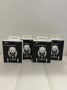 Cable de carga  rápida L.A.A.C  de 60 W  tipo C compatible con Android ,Apple ,tablet. Cable de transferencia de datos de 480mbps y una longitud de 2metros  Fabricado con una chaqueta trenzada en nailon ofrece mayor fortaleza y resistencia a partiduras