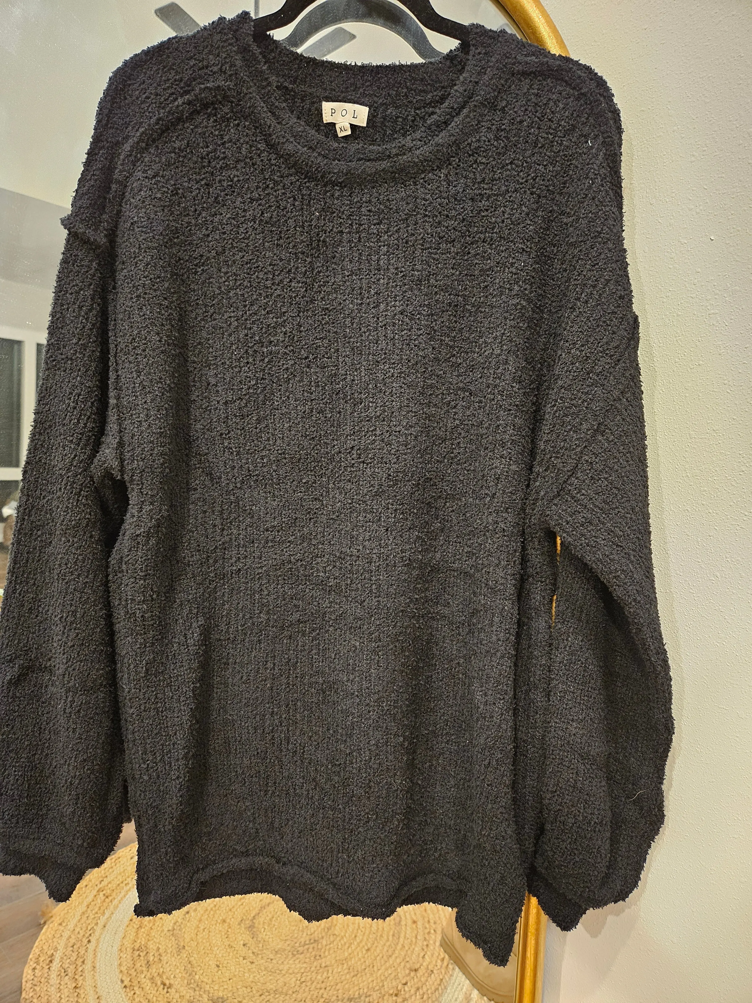 **PLUS SIZE ONLY** Black Swan Sweater