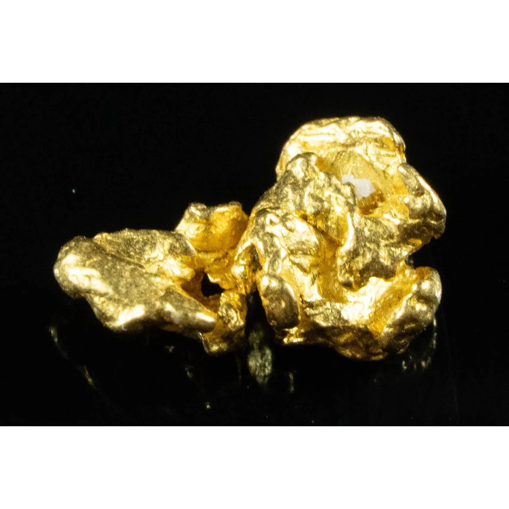 #748 Natural Gold Nugget Australian .48 Grams Genuine