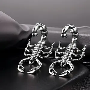 Simple retro new scorpion earrings high-end animal earrings for men and women personalized fashion Halloween earrings