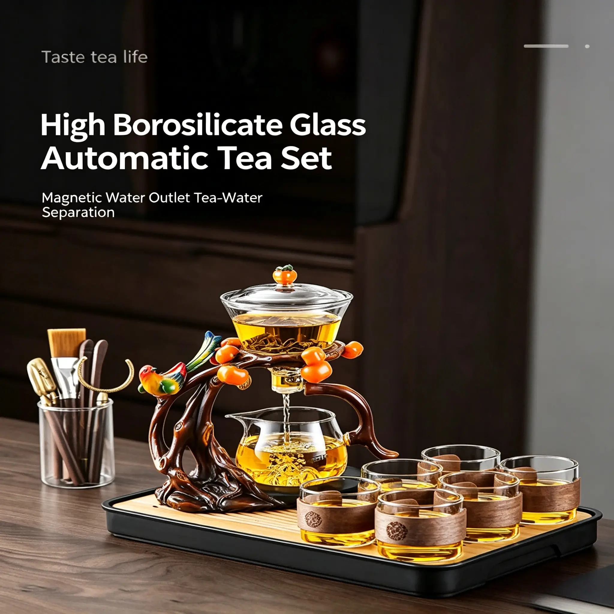 High-End Aesthetic Handmade Tea Set, Tea Cup Set, Tea Pot Set for Luxury Home Parties & Stylish Afternoon Tea