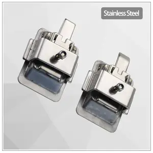 Stainless Steel Panel Lock Industrial Electrical Machinery Equipment Cabinet Door Lock Buckle Lock Flat Lock