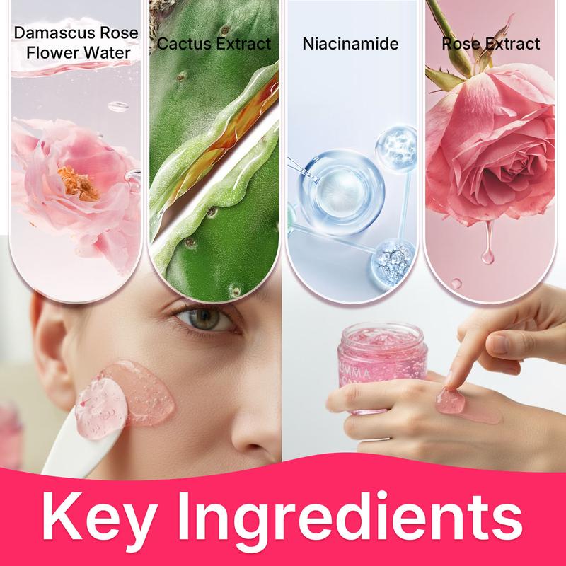 【Lumma Care】 ROSECACT RECOVERY CREAM A lightweight gel-cream designed to hydrate, soothe, and strengthen the skin barrier.