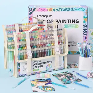 168 Color Handwriting Gel Pen Set, 0.6mm Neutral Point, Ballpoint Eyeliner Pens, Marking Coloring Kit, Ideal for Vibrant Writing and Sketches, Art Materials, Art Drawing Supplies